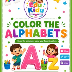 color the alphabets a nursery