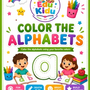 color the alphabets a nursery