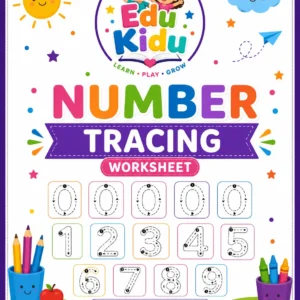 Number Tracing Worksheets (Nursery) | 16